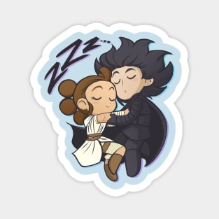 Space Sweethearts - Sleepy Nap Time - Chibi Cuties Magnet