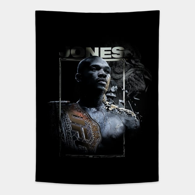 Jon Jones Champion Tapestry by shieldjohan