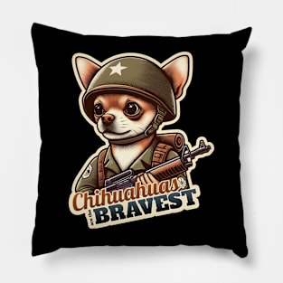 Chihuahua soldier Pillow