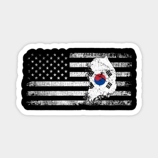 Vintage Korea Sunflower Flag Korea Lover Magnet