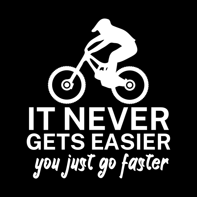 It never gets easier you just go faster by maxcode