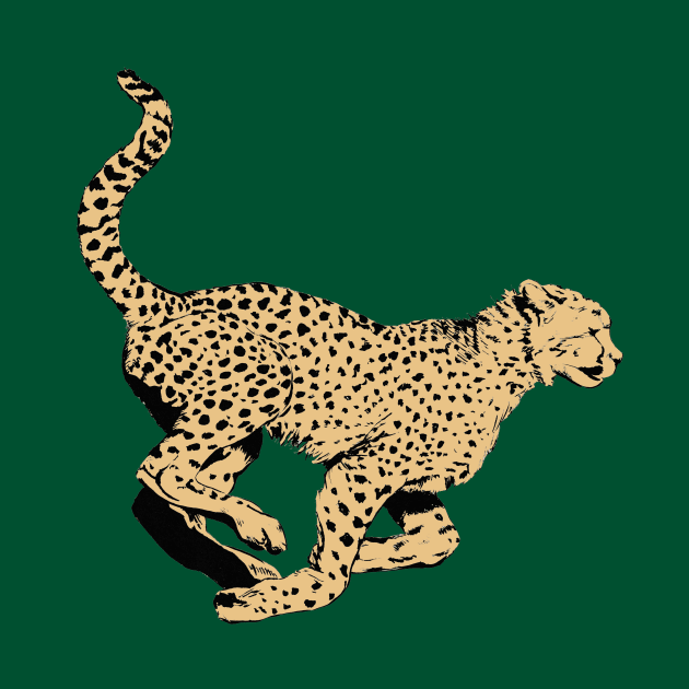 Running Cheetah by UrsulaRodgers