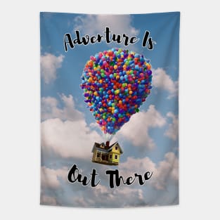 Adventure Is Out There Art Tapestry