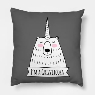 I’m a Grizzlicorn - Grizzly Bear Unicorn Pillow