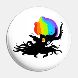 Rainbow Broken Vessel [BLACK] Pin