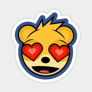 Lovestruck Yellow Bear Cockburn Magnet