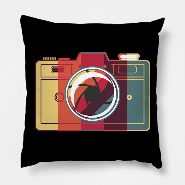 Classic Camera Collector Pillow by PCB1981