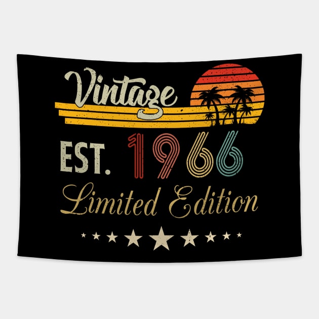 Vintage Est 1966 Limited Edition Birthday Tapestry by Kokomo