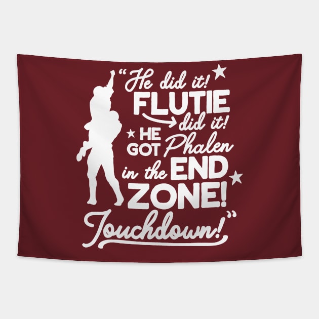 Doug Flutie Boston College Hail Mary Tapestry by Carl Cordes