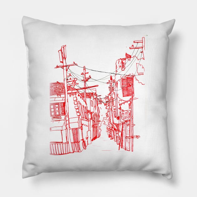 Venice Beach Alley Pillow by hannahfitchett96