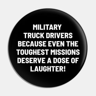 Military Truck Drivers Pin