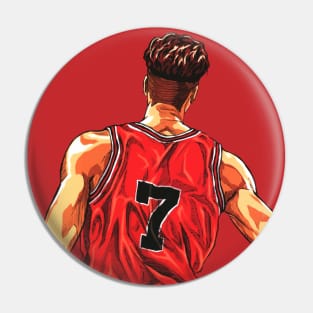 Slam Dunk Ryota Miyagi vector Pin