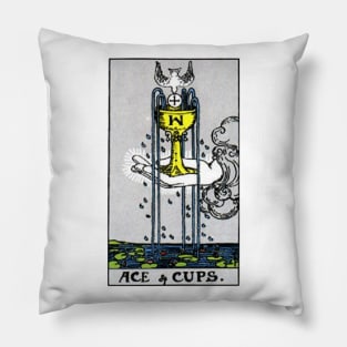 Ace of Cups Tarot Pillow