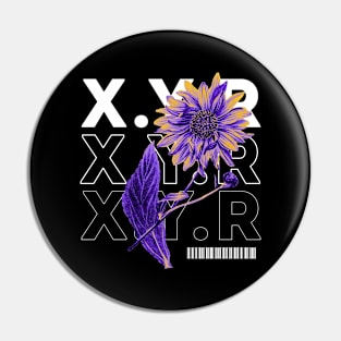 XYR electronic music Pin