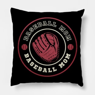 baseball mom, mother gift Pillow