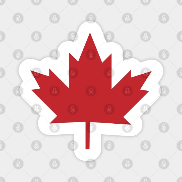 Maple Leaf Magnet by Orchyd