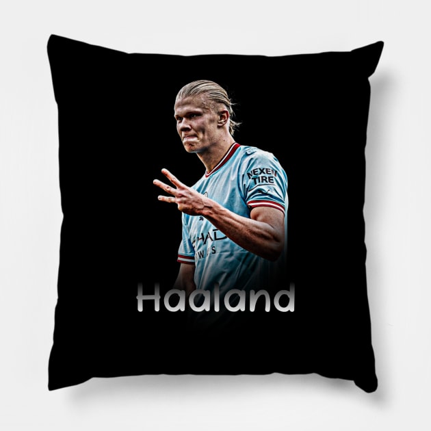 Haaland Pillow by lilwm14@gmail.com