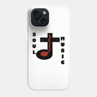 Soul Music - Christian Music - Quarter Music Note and Cross - Crucifixion of Christ Sacrificed Phone Case