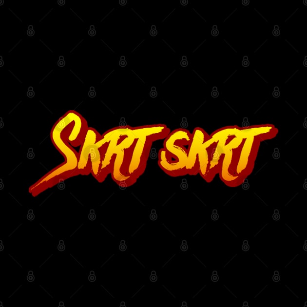 SKRT SKRT!! Yellow Graffiti by mareescatharsis