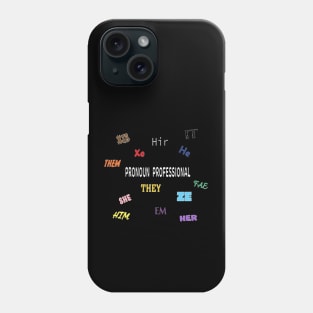 Pronoun Professional Phone Case