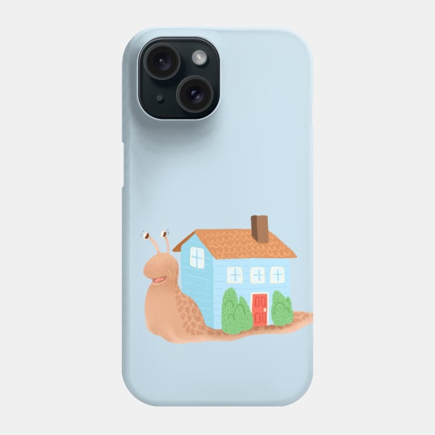 Snail House Phone Case by SarahWrightArt