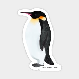 Emperor Penguin Realistic Illustration Magnet