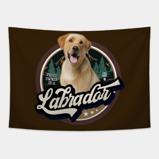 Proud Labrador owner Tapestry