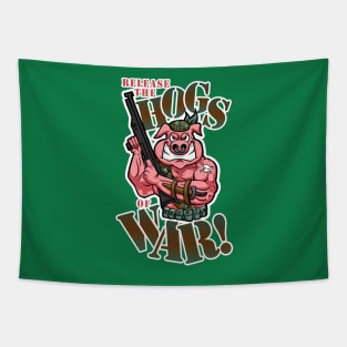 Hogs of War Tapestry