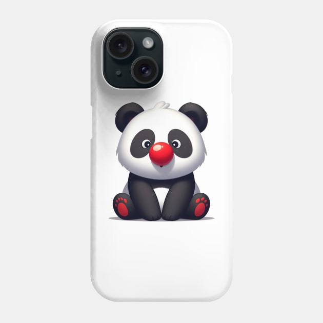 Red Panda Nose Funny Day 2024 Panda Nose Kids Girls Boys Phone Case by Melisachic