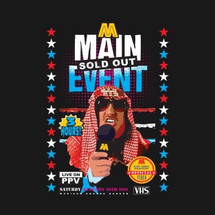 Main Event VHS vintage style t-shirt T-Shirt