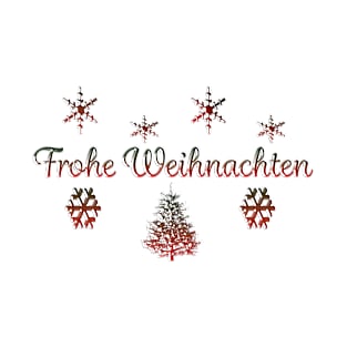 Frohe Weihnachten- Merry x mas German T-Shirt