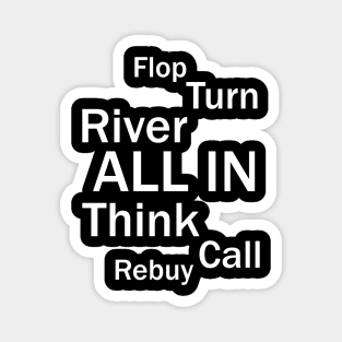 poker lifestyle Magnet