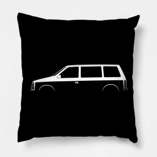 Dodge Caravan (1984) Silhouette Pillow