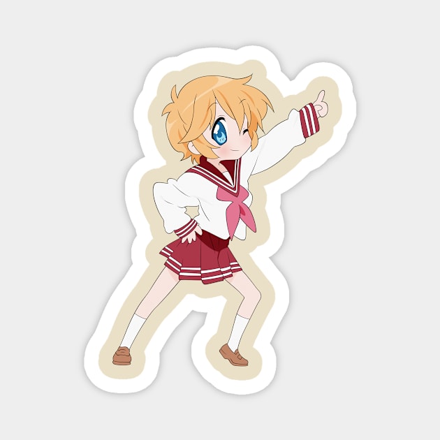 Patricia Pose Magnet by KokoroPopShop