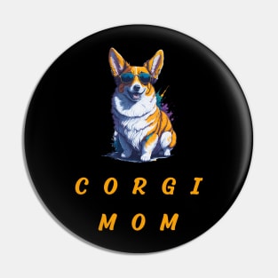 corgi mom Pin