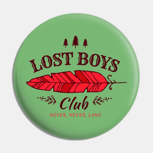 Lost Boys Club Pin by Hocapontas