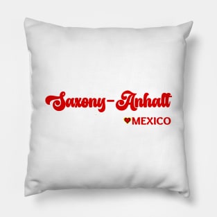 Saxony-Anhalt: I love Germany  Deutschland Pillow