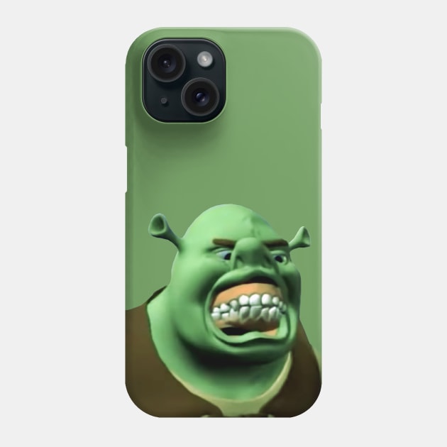Shrek Goofed Phone Case by ShopofInsanity