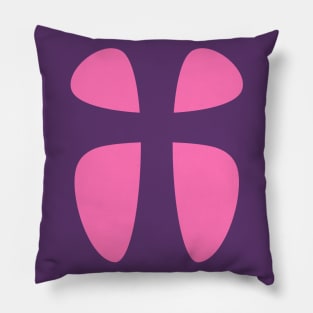 Pink Cross Pillow