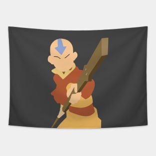 Avatar the Last Airbender Aang Minimalist Tapestry