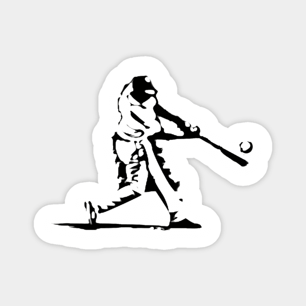 Homer Batter Magnet by DonWillisJrArt