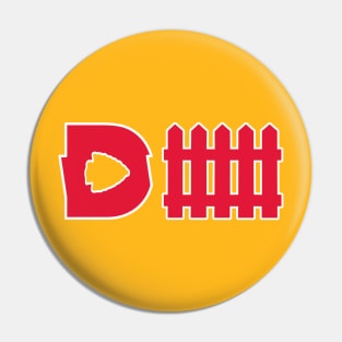 D-Fence Arrowhead Kansas City Yellow Pin