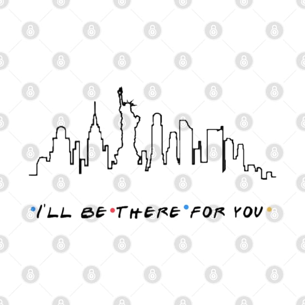 Nyc skyline friends by Penny Lane Designs Co.