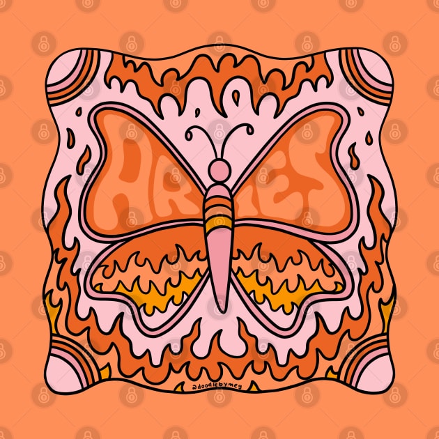 Aries Butterfly by Doodle by Meg