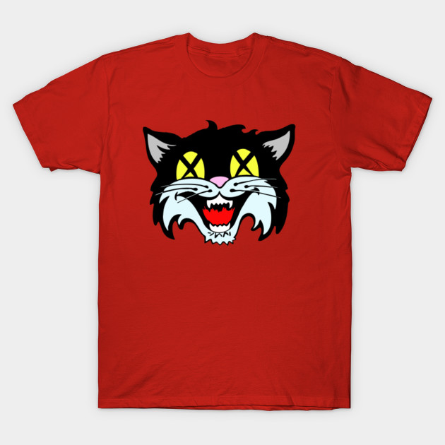 Lucky 13 Black Cat T Shirt Teepublic