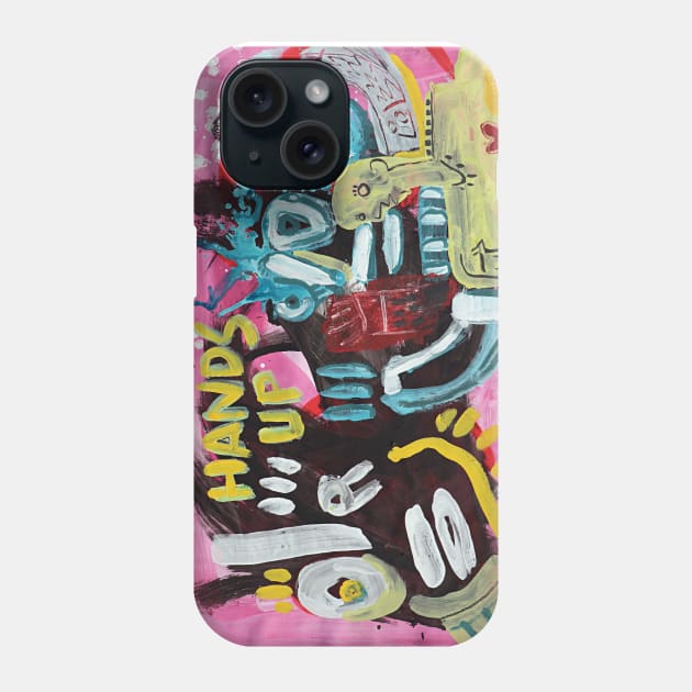 hands up Phone Case by Angel Rivas