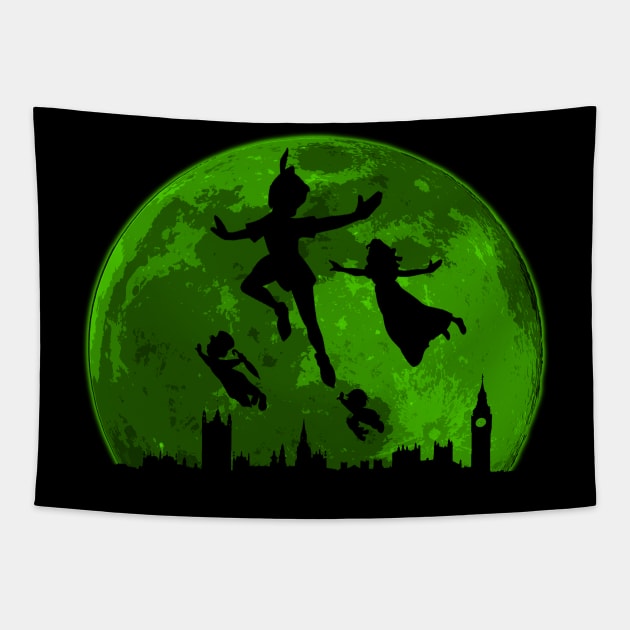 Flying Kids Tapestry by nickbeta