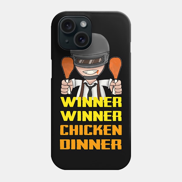 Winner Winner Chicken Dinner PUBG Phone Case by RW