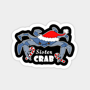 Christmas Matchng Maryland Blue Crab Gifts Christmas Sister Blue Crab Matching Family Holiday Picture Magnet