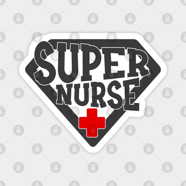 Super Nurse Magnet by StudioBear